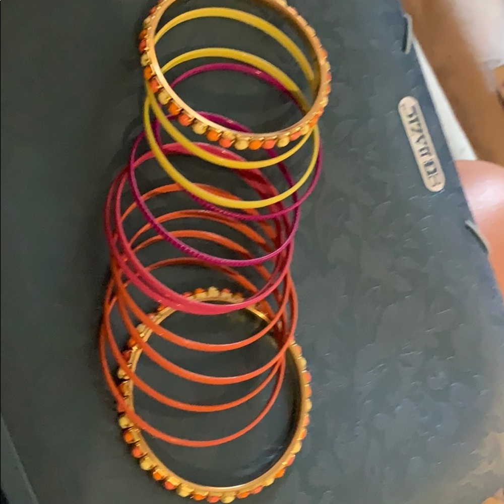 Vintage candy colors bangle set #69